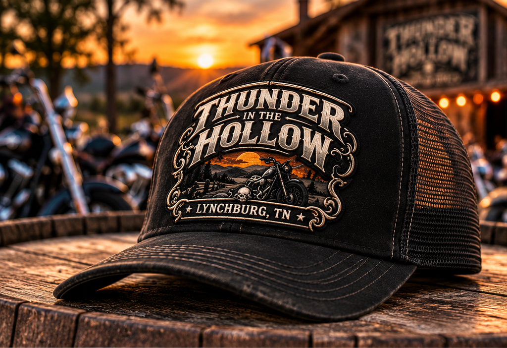 Thunder in the Hollow 2026 Official Rally Trucker Hat 🏍️⚡