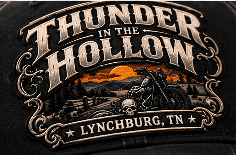 Thunder in the Hollow 2026 Official Rally Trucker Hat 🏍️⚡