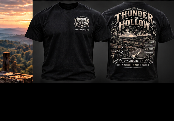 ⚡ Thunder in the Hollow 2026 Official Rally Tee